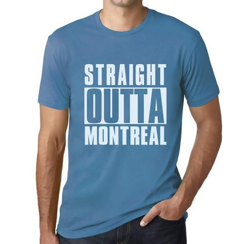 Homme Tee-Shirt Tout Droit Sorti De Montréal - Straight Outta Montr... on Productcaster.