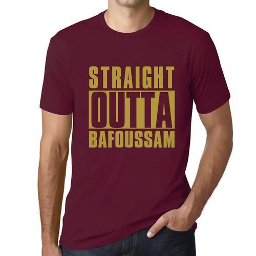 Homme Tee-Shirt Tout Droit Sorti De Bafoussam - Straight Outta Bafo... on Productcaster.