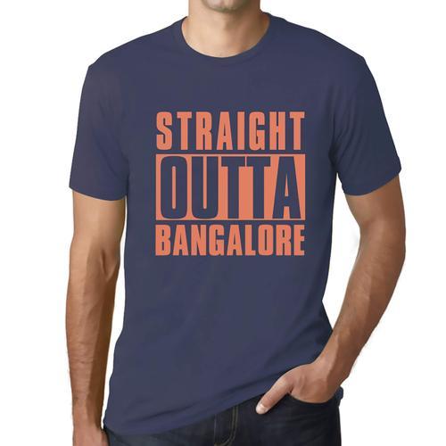 Homme Tee-Shirt Tout Droit Sorti De Bangalore - Straight Outta Bang... on Productcaster.