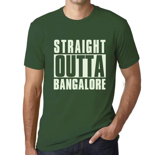 Homme Tee-Shirt Tout Droit Sorti De Bangalore - Straight Outta Bang... on Productcaster.