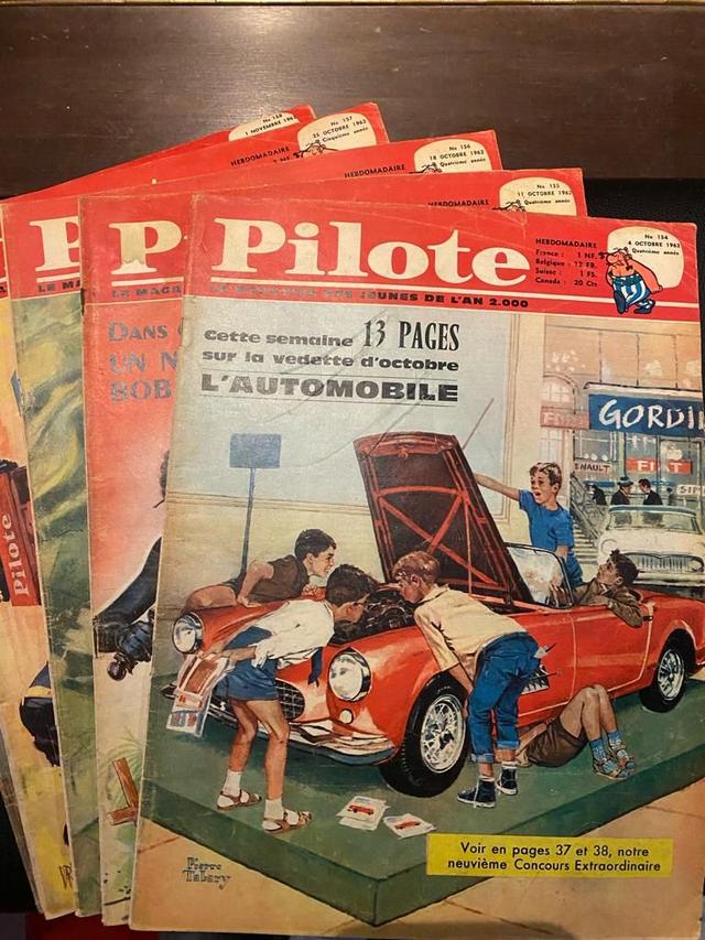 Pilote Magazine Livres Usagés, Vendu En L'état Par Lot De 5 on Productcaster.