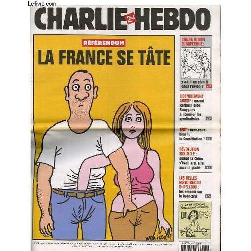 Charlie Hebdo N°675 - Referendum : La France Se Tâte on Productcaster.