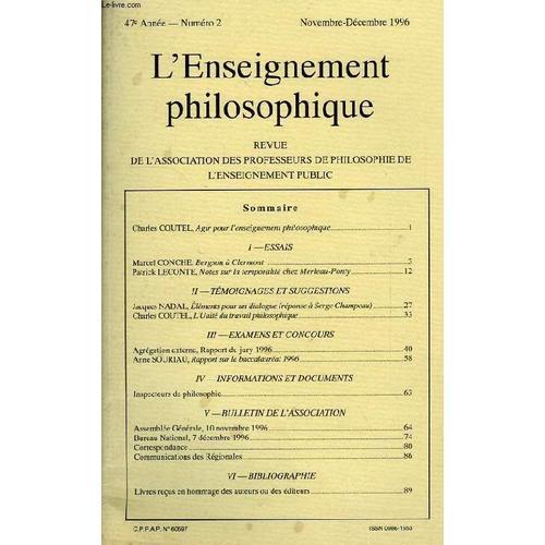 Revue De L'enseignement Philosophique, 47e Annee, N° 2, Nov.-Dec. 1... on Productcaster.