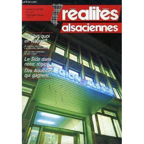 Realites Alsaciennes, N° 1, Avril 1986 on Productcaster.