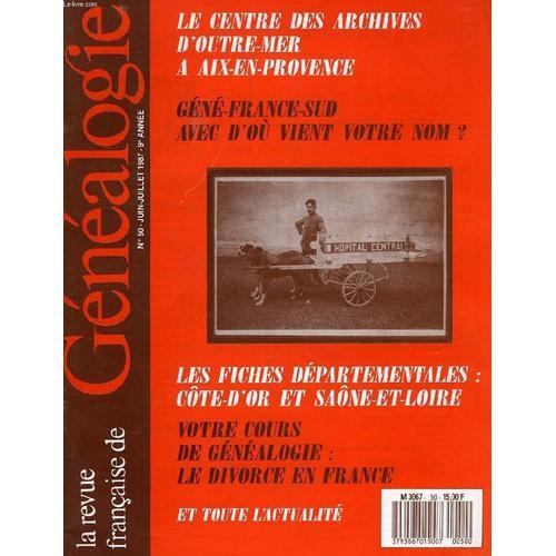 La Revue Francaise De Genealogie, N° 50, Juin-Juillet 1987 on Productcaster.