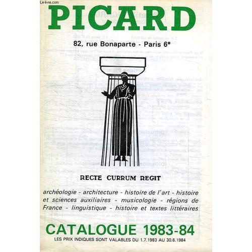 Picard, Catalogue 1983-84 on Productcaster.