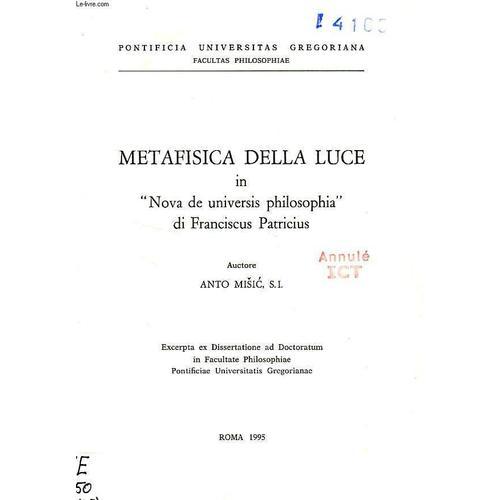 Metafisica Della Luce In 'nova De Universis Philosophia' Di Francis... on Productcaster.