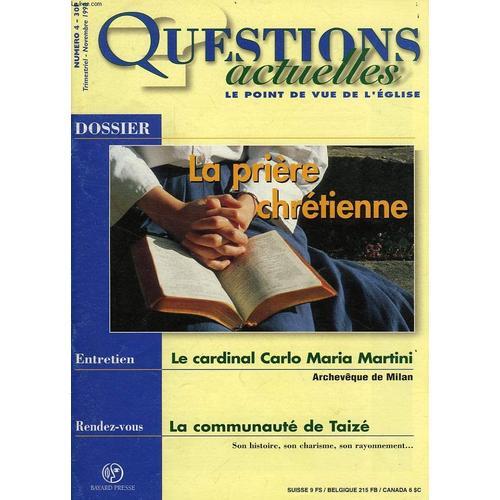 Questions Actuelles, Le Point De Vue De L'eglise, N° 4, Nov. 1998, ... on Productcaster.