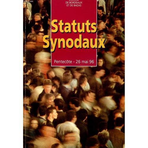 Statuts Synodaux - Pentecote - 26 Mai 96 on Productcaster.