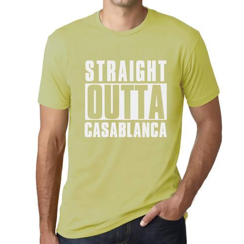 Homme Tee-Shirt Tout Droit Sorti De Casablanca - Straight Outta Cas... on Productcaster.