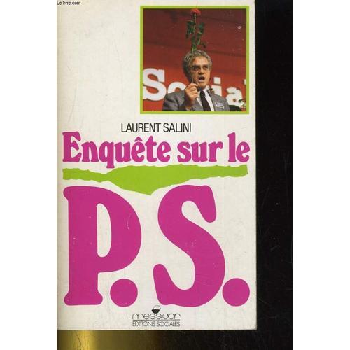 Enquete Sur Le P.S. on Productcaster.