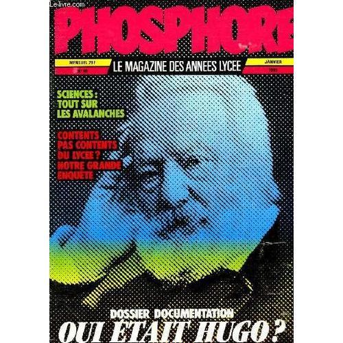 Phosphore N°48 : Qui Était Hugo ? on Productcaster.