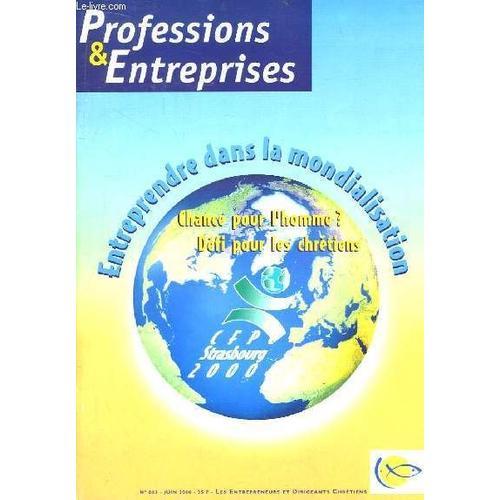 Professions & Entreprises N°883 : Entreprendre Dans La Mondialisati... on Productcaster.