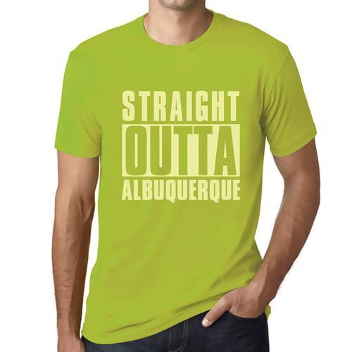 Homme Tee-Shirt Tout Droit Sorti D'albuquerque - Straight Outta Alb... on Productcaster.