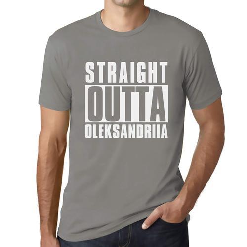 Homme Tee-Shirt Tout Droit Sorti D'oleksandriia - Straight Outta Ol... on Productcaster.