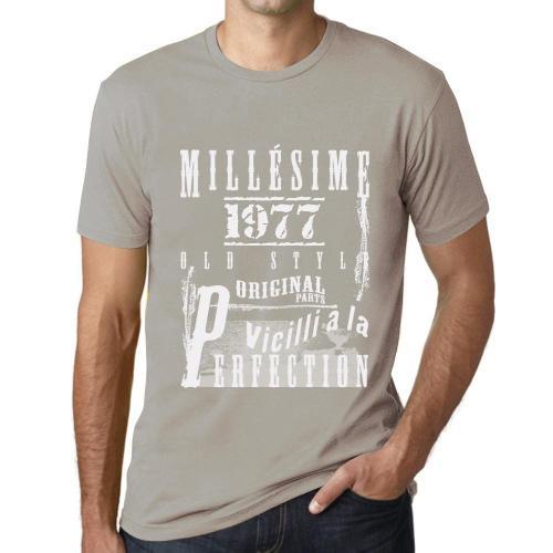 Homme Tee-Shirt Millésime Vieilli À La Perfection 1977 47 Ans T-Shi... on Productcaster.