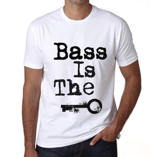 Homme Tee-Shirt La Basse Est La Clé - Bass Is The Key - T-Shirt Gra... on Productcaster.