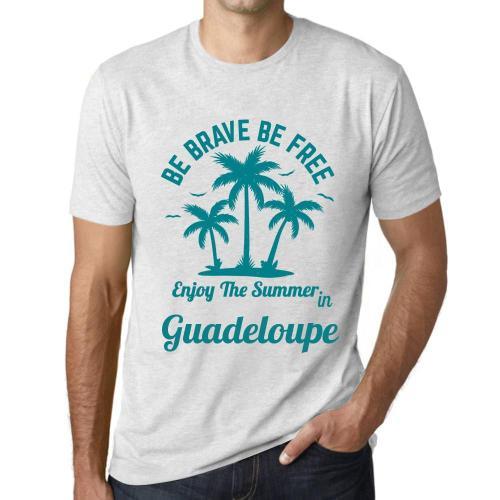 Homme Tee-Shirt Soyez Courageux Soyez Libres Profitez De L'été En G... on Productcaster.