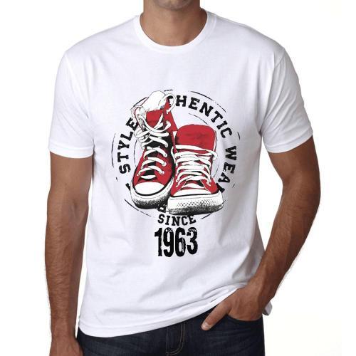 Homme Tee-Shirt Un Style Authentique Depuis 1963 - Authentic Style ... on Productcaster.