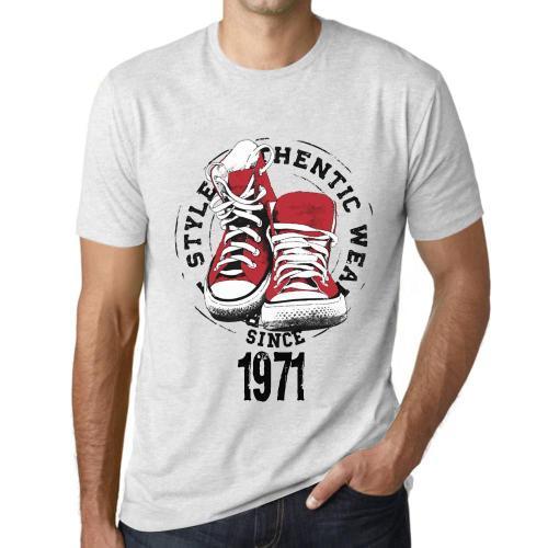 Homme Tee-Shirt Un Style Authentique Depuis 1971 - Authentic Style ... on Productcaster.