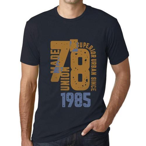 Homme Tee-Shirt Un Style Urbain Supérieur Depuis 1985 - Superior Ur... on Productcaster.