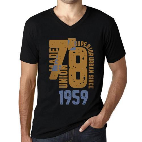 Homme Tee-Shirt Col V Un Style Urbain Supérieur Depuis 1959 - Super... on Productcaster.