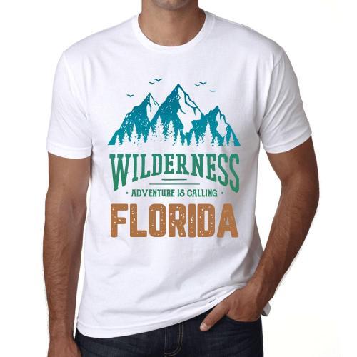 Homme Tee-Shirt La Nature Sauvage L'aventure Appelle La Floride - W... on Productcaster.