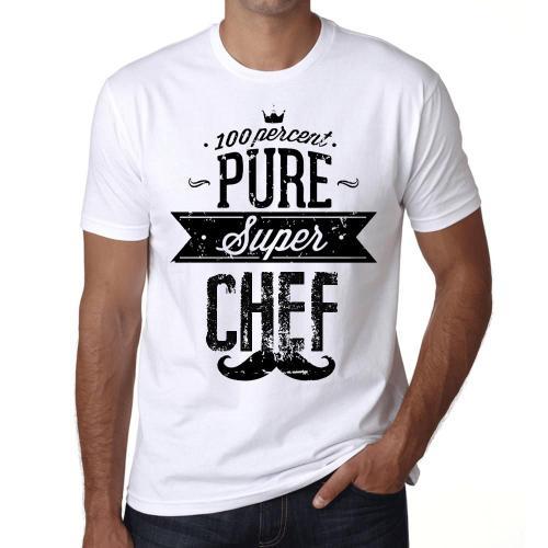 Homme Tee-Shirt 100% Pur Super Chef - 100% Pure Super Chef - T-Shir... on Productcaster.