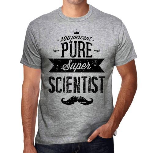 Homme Tee-Shirt 100% Pur Super Scientifique - 100% Pure Super Scien... on Productcaster.