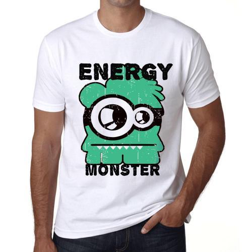 Homme Tee-Shirt Monstre D'énergie - Energy Monster - T-Shirt Graphi... on Productcaster.