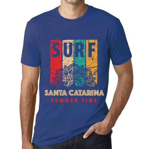 Homme Tee-Shirt Surf D'été À Santa Catarina - Summer Time Surf In S... on Productcaster.