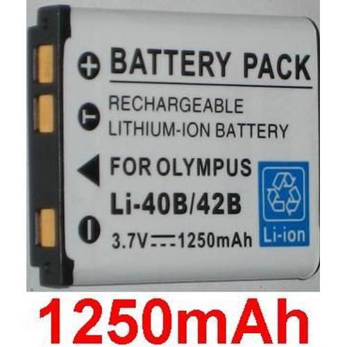 Batterie Pour OLYMPUS u700 u710 u720SW **1250mAh** on Productcaster.