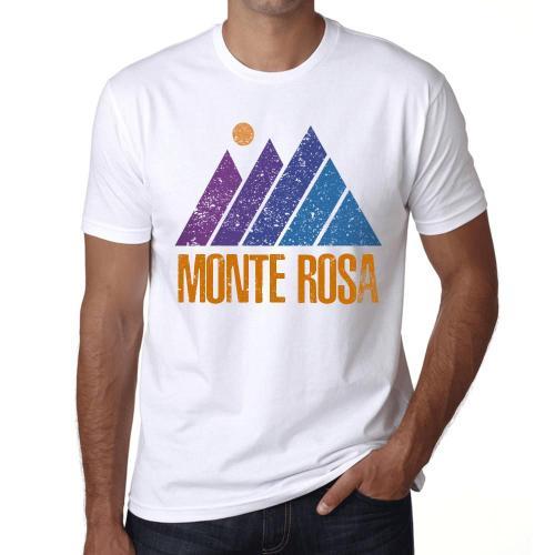 Homme Tee-Shirt Montagne Monte Rosa - Mountain Monte Rosa - T-Shirt... on Productcaster.