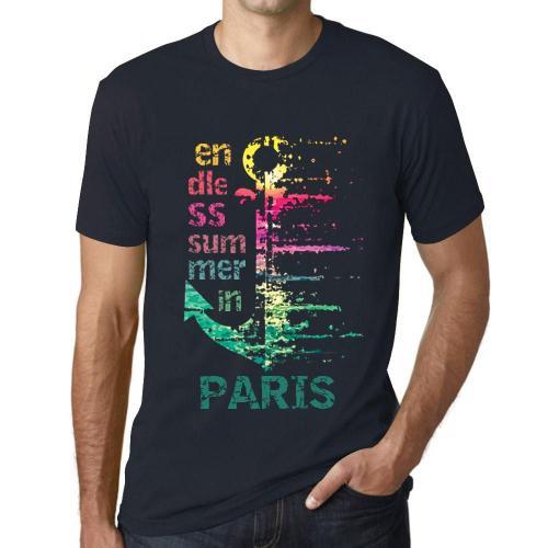 Homme Tee-Shirt Un Été Sans Fin À Paris - Endless Summer In Paris -... on Productcaster.