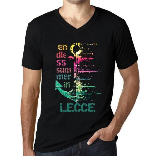 Homme Tee-Shirt Col V Un Été Sans Fin À Lecce - Endless Summer In L... on Productcaster.