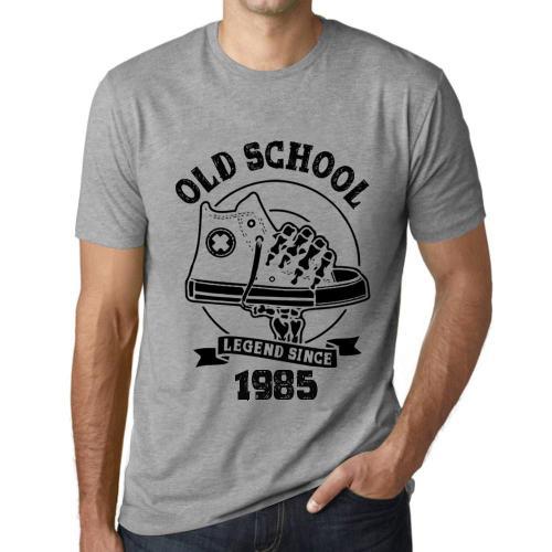 Homme Tee-Shirt Une Légende De La Vieille École Depuis 1985 - Old S... on Productcaster.