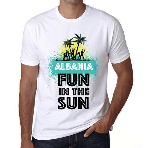 Homme Tee-Shirt S'amuser Au Soleil En Albanie - Fun In The Sun In A... on Productcaster.