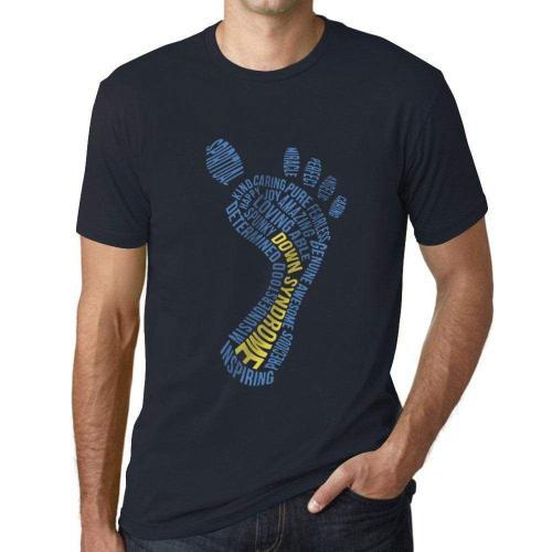 Homme Tee-Shirt Empreinte Du Syndrome De Down - Down Syndrome Footp... on Productcaster.