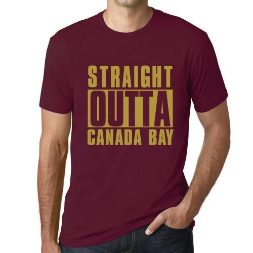 Homme Tee-Shirt Tout Droit Sorti De La Baie Du Canada - Straight Ou... on Productcaster.