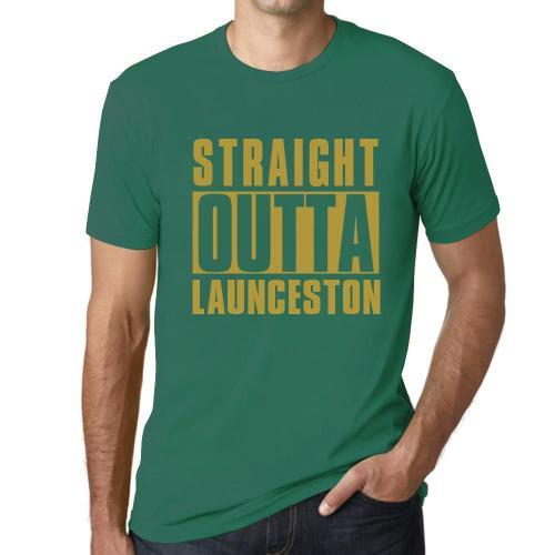 Homme Tee-Shirt Tout Droit Sorti De Launceston - Straight Outta Lau... on Productcaster.