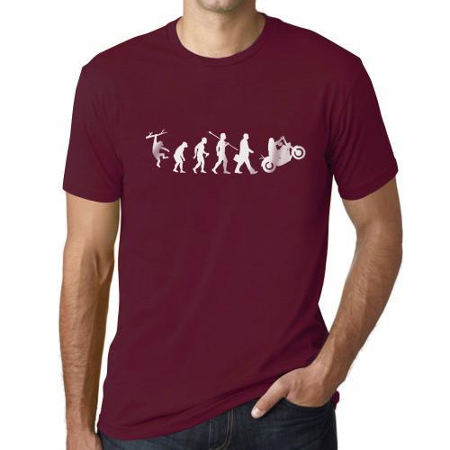 Homme Tee-Shirt Motocyclette Evolution - Evolution Motorcycle - T-S... on Productcaster.