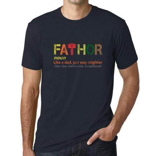 Homme Tee-Shirt Fa-Thor Comme Papa Mais Bien Plus Fort - Fa-Thor Li... on Productcaster.