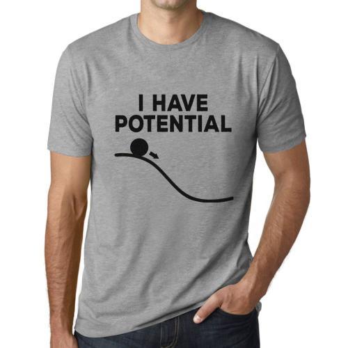 Homme Tee-Shirt J'ai Du Potentiel - I Have Potential - T-Shirt Grap... on Productcaster.