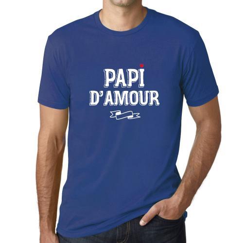 Homme Tee-Shirt Papi D'amour T-Shirt Graphique Éco-Responsable Vint... on Productcaster.