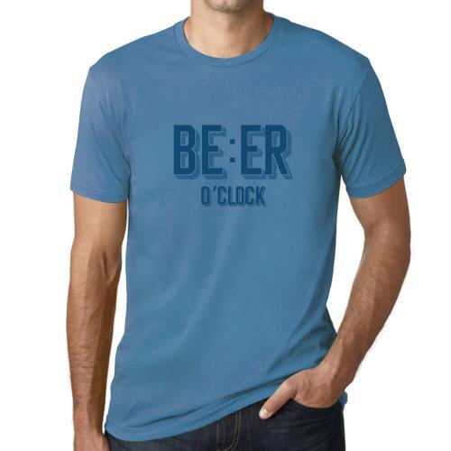 Homme Tee-Shirt Bière À L'heure - Beer O'clock - T-Shirt Graphique ... on Productcaster.