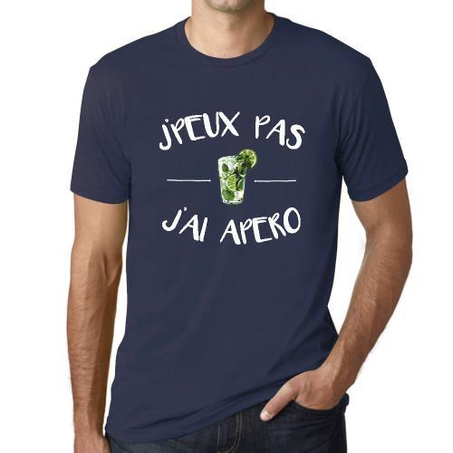 Homme Tee-Shirt J'peux Pas J'ai Apéro T-Shirt Graphique Éco-Respons... on Productcaster.