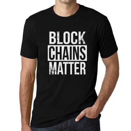 Homme Tee-Shirt Les Blockchains Sont Des Crypto-Monnaies - Blockcha... on Productcaster.