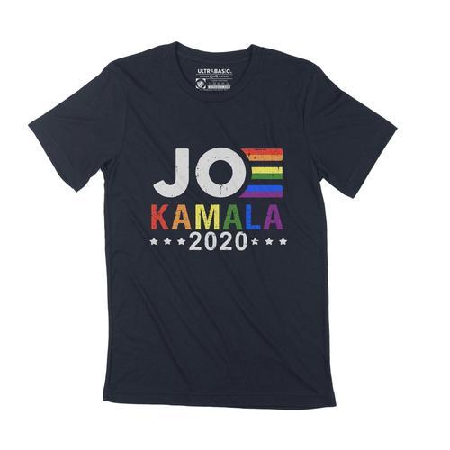 Homme Tee-Shirt - Biden Harris 2020 Lgbt Rainbow Pride Vote Democra... on Productcaster.