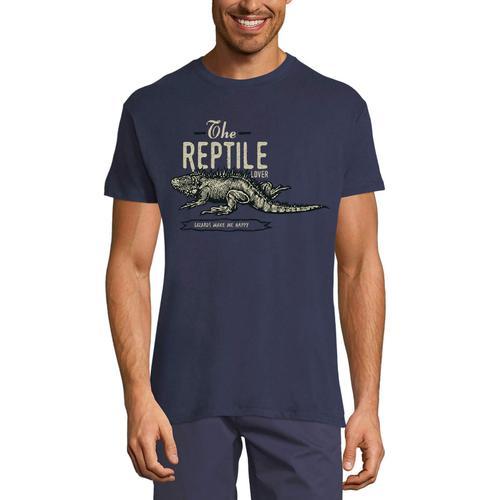 Homme Tee-Shirt Amateur De Reptiles - Les Lézards Me Rendent Heureu... on Productcaster.