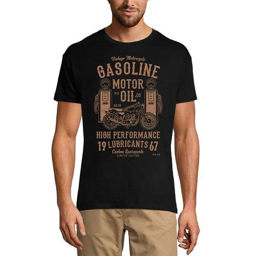 Homme Tee-Shirt - Vintage Motorcycle Gasoline Motor Oil 1967 Limite... on Productcaster.